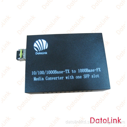 10/100/1000m, Dual Fiber, SFP Fiber Media Converter